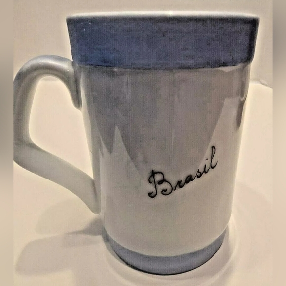 Expresso Hand Made Mug Canecas Porcelanas 'Brasil- Signed " Eliah" Pre-owned - Picture 2 of 7